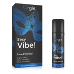 Жидкий вибратор для чувствительной кожи Sexy Vibe Orgie, 15 мл