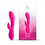 Вибратор кролик Kiss Kiss So Divine, 20 х 3,5 см