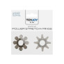 Набор эрекционных колец Power Stretchy Rings Black, 2 шт