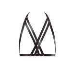 Портупея в виде бра Halter Bra Harness Black MAZE by Bijoux Indiscrets 