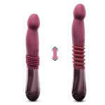 Вибратор Temptasia Trixie Thrusting dildo wine, 25,4 х 4,4 см