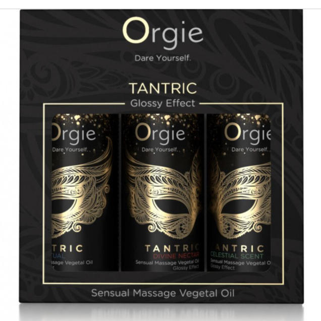 Мини-коллекция массажных масел Tantric Orgie