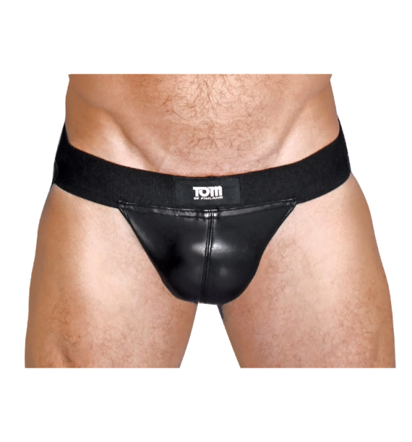  Tom of Finland Leather Jock Strap — трусы мужские, M/L