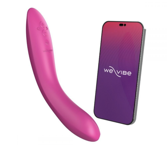 Вибратор для точки G Rave 2 We-Vibe, силиконовый, розовый, 19.3 х 3 см