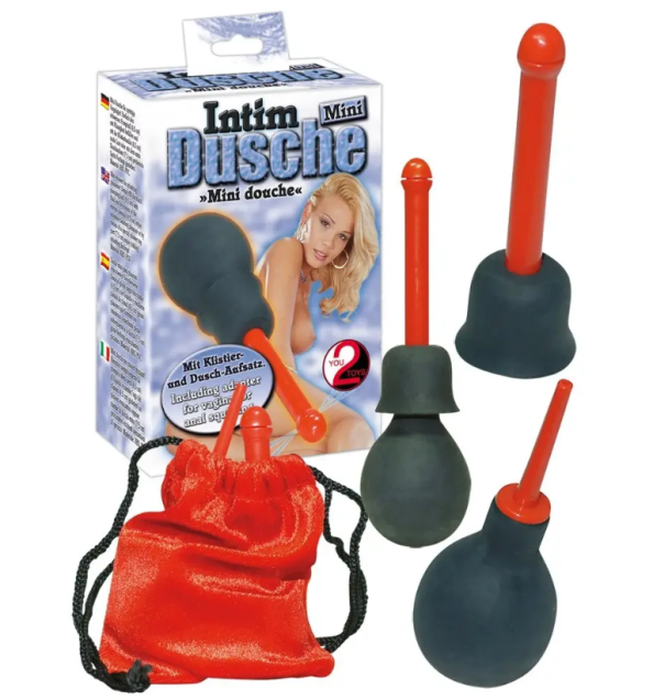 Анальный душ с тремя насадками You2Toys CN MIni Intimate Douche
