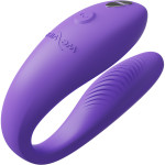 Смарт-вибратор для пар We-Vibe Sync Go, 9 режимов вибрации, 7,7 х 3 см