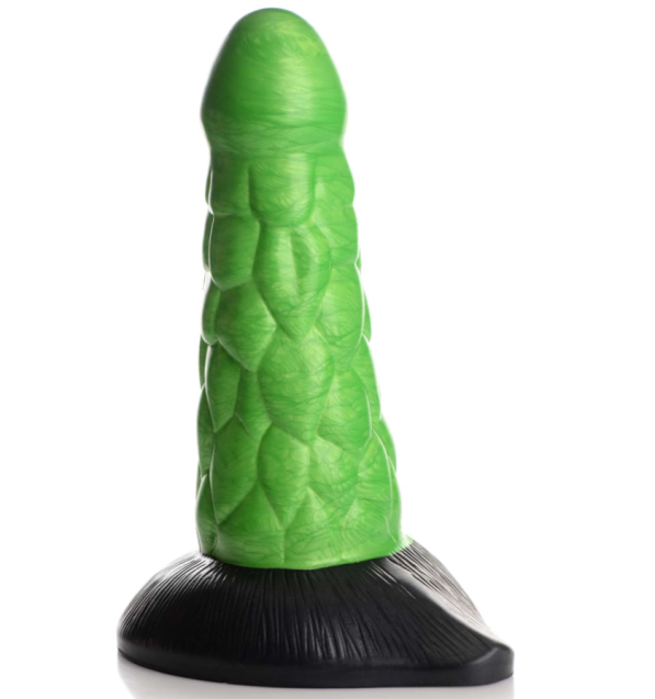 Фантазийный фаллоимитатор рептилии Creature Cocks Radioactive Reptile Silicone Dildo, 19,1 х 6,1 см