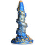 Фаллоимитатор Кракен Creature Cocks Lord Kraken Tentacled Silicone Dildo, 21.1 х 5.1 см (синий с золотым)