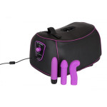 Секс-машина G-spot Machine You2Toys с насадками, фиолетово-черная