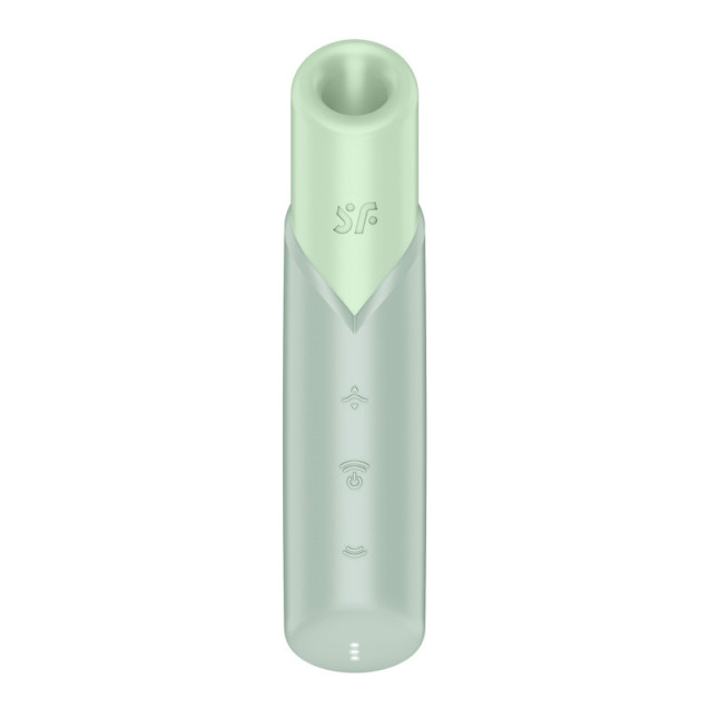 Вакуумный стимулятор Satisfyer Naughty Kiss нежно зеленый