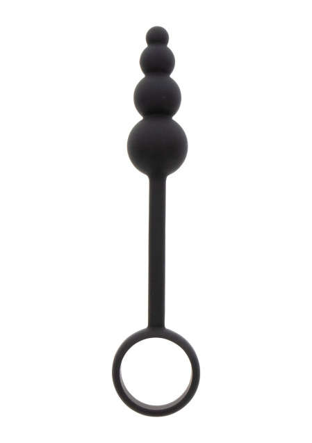 Анальная пробка с эрекционным кольцом ToyJoy Manpower Anal Plug & Cock Ring, черный