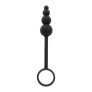 Анальная пробка с эрекционным кольцом ToyJoy Manpower Anal Plug & Cock Ring, черный