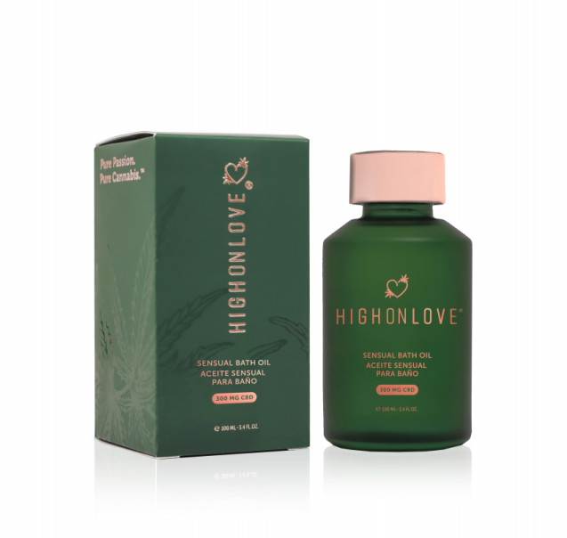 Масло для ванны с CBD HighOnLove Sensual Bath Oil, 100 мл