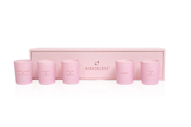 	Набор массажных свечей 5 ароматов-афродизиаков Mini Massage Candles Collection, 5 х 35 г