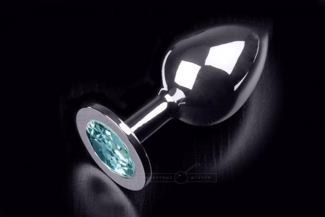 Пробка Round 252 Large Silver Water Blue