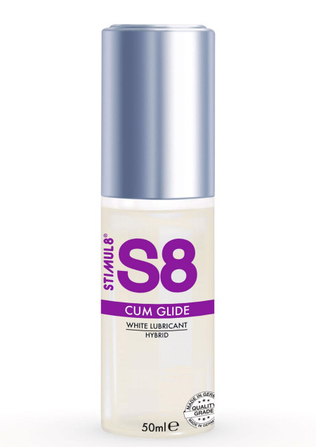 Смазка с имитацией спермы S8 Hybrid Cum Glide White Lubricant
