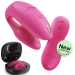 Вибратор для пар We-Vibe Chorus Pro Satin Blackс пультом и приложением