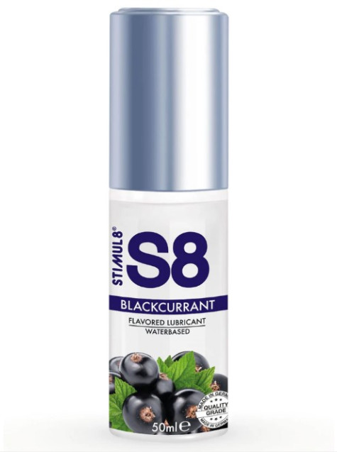 Лубрикант с ароматом черной смородины Stimul8 Flavored Lube water based